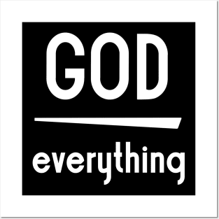 God over everything Posters and Art